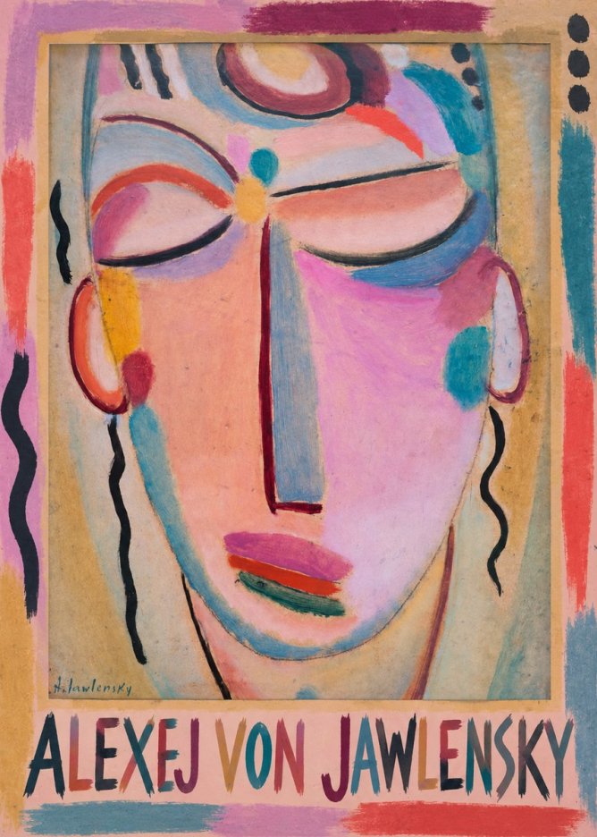 Alexej von Jawlensky Mystic Head No1 - Affiche