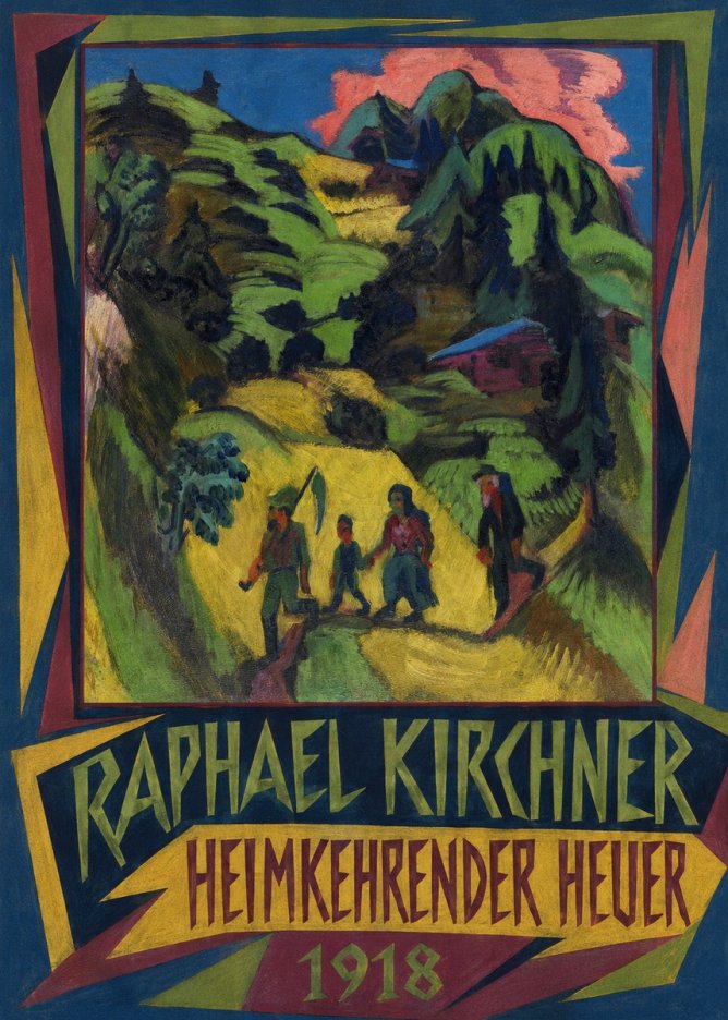 Raphael Kirchner Heimkehrender Heuer No1 - Affiche