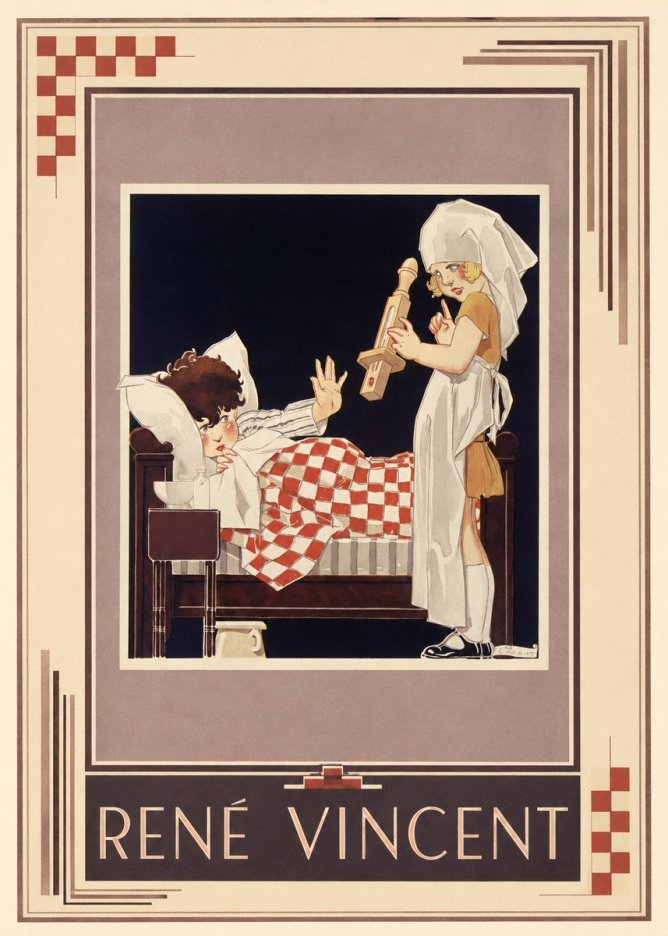 René Vincent The Little Patient No2 - Affiche