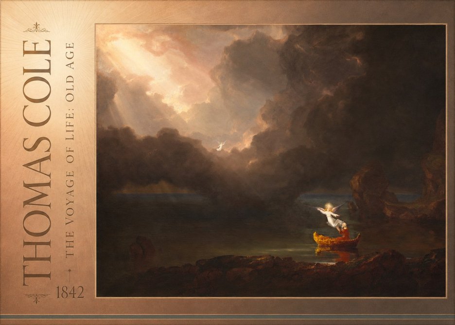 Thomas Cole The Voyage of Life: Old Age II No5 - Affiche