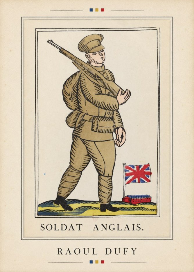 Raoul Dufy Soldat Anglais. No4 - Affiche