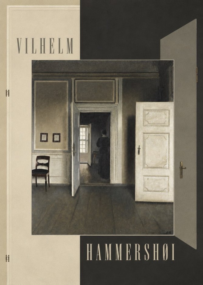 Vilhelm Hammershøi Interior, Strandgade 30 I No6 - Affiche
