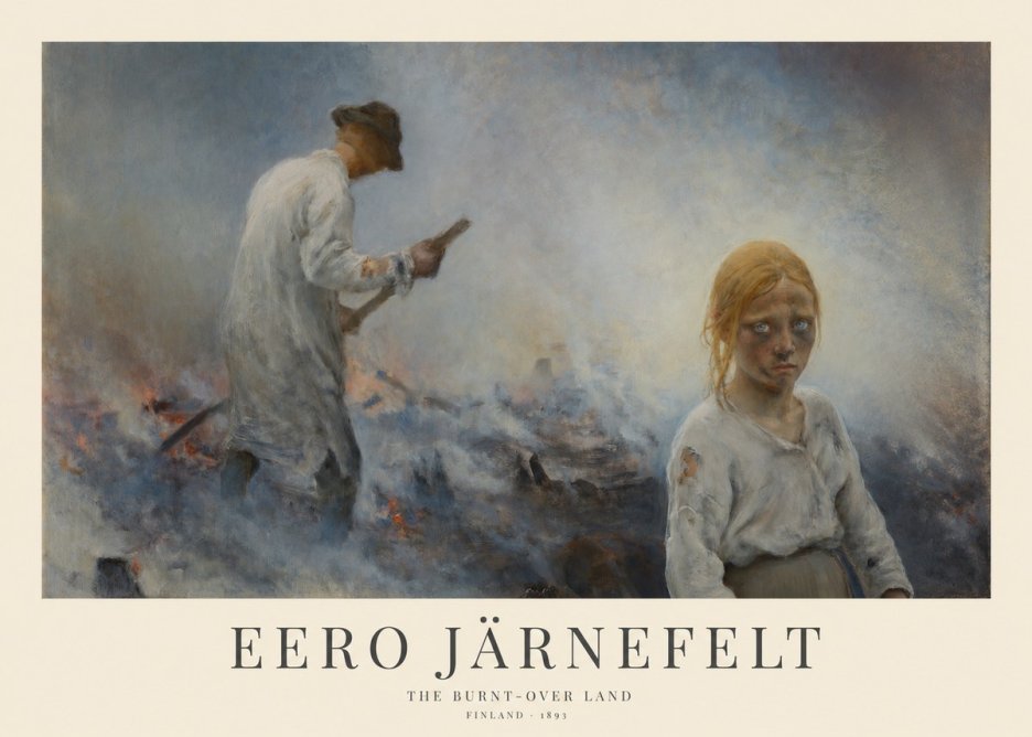 Eero Järnefelt The Burnt-over Land No1 - Affiche
