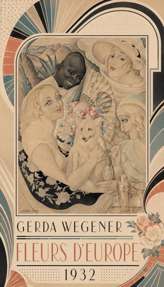 Gerda Wegener Fleurs D'europe No5 - Affiche