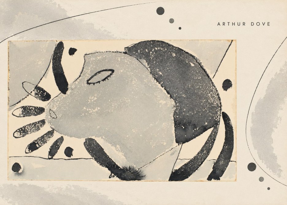 Arthur Dove Head No6 - Affiche