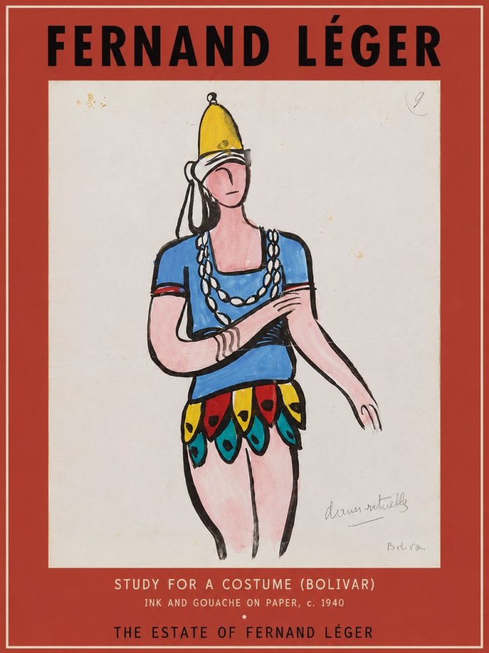 Fernand Léger Danse Rituelle No2 - Affiche