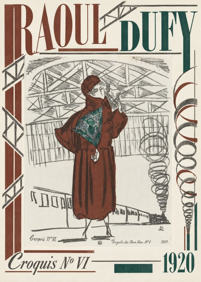 Raoul Dufy Croquis No Vi No6 - Affiche