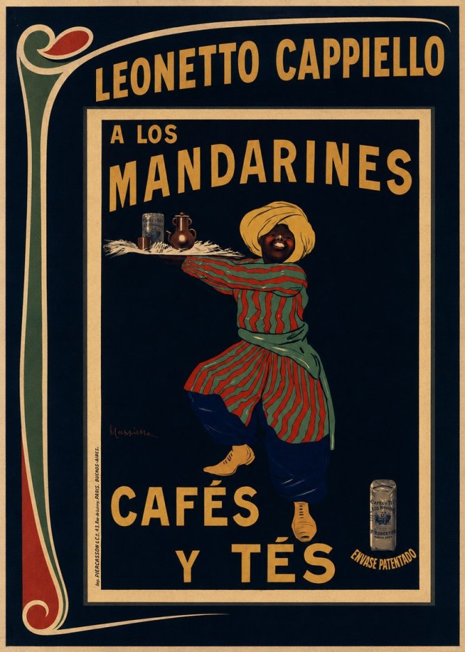 Leonetto Cappiello A Los Mandarines No1 - Affiche
