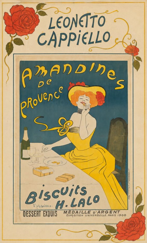 Leonetto Cappiello Amandines De Provence Biscuits H. Lalo II No5 - Affiche