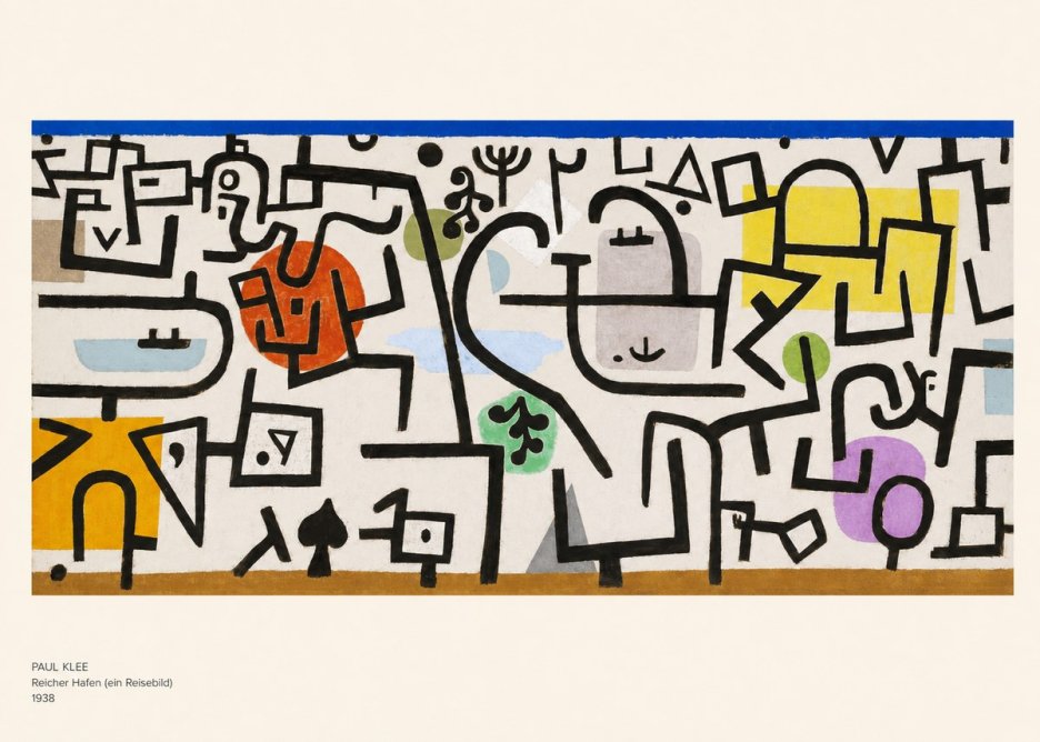 Paul Klee Reicher Hafen (Ein Reisebild) II No6 - Affiche