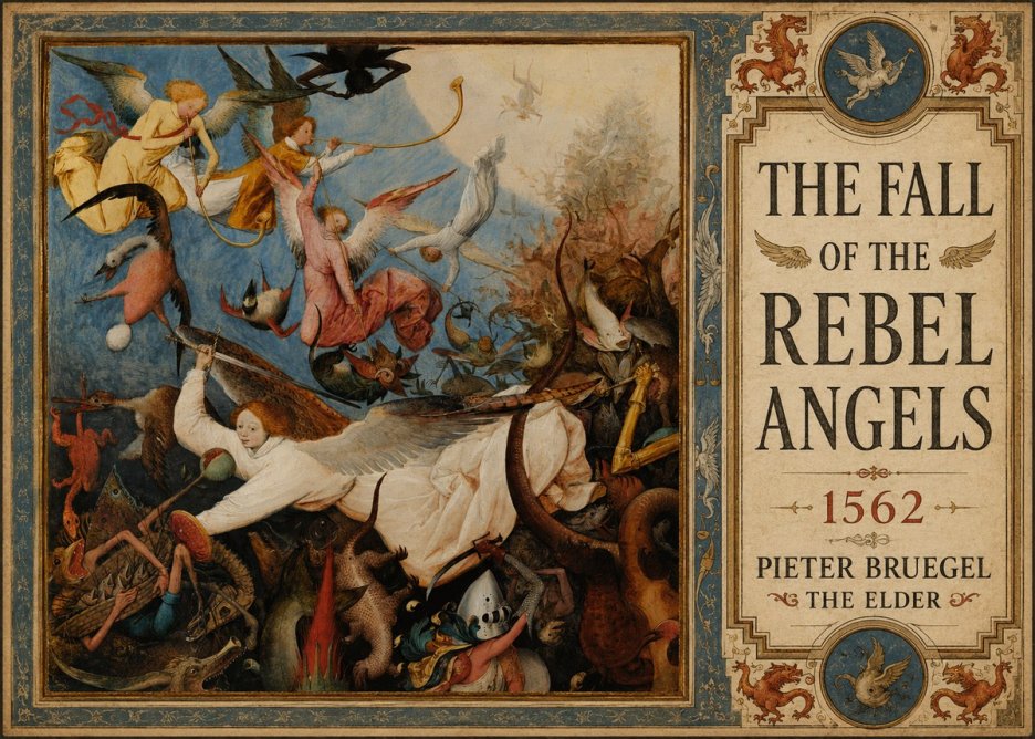 Pieter Bruegel The Fall of the Rebel Angels II No3 - Affiche