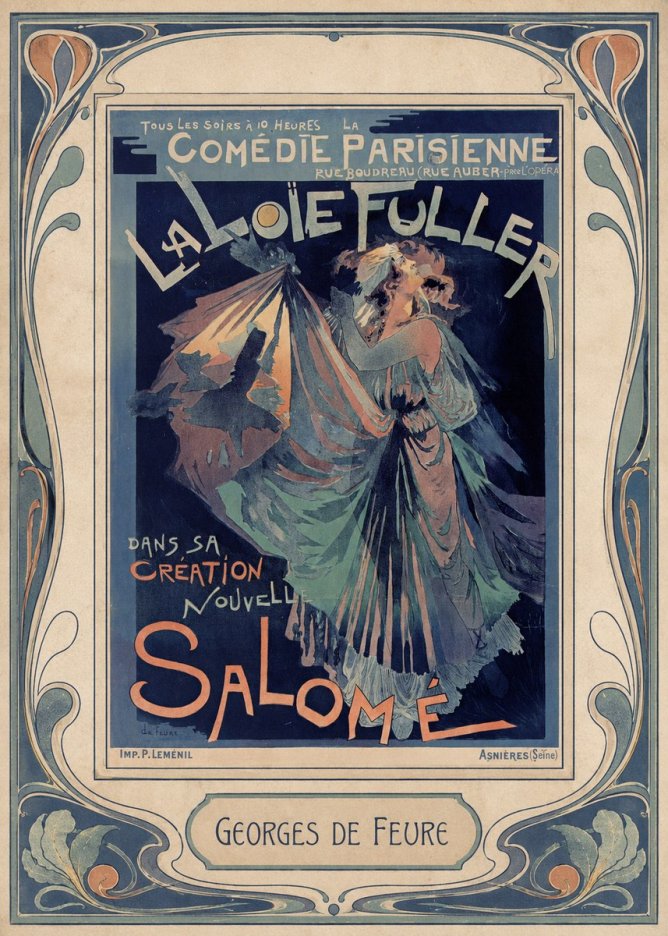 Georges de Feure Salomé II No1 - Affiche