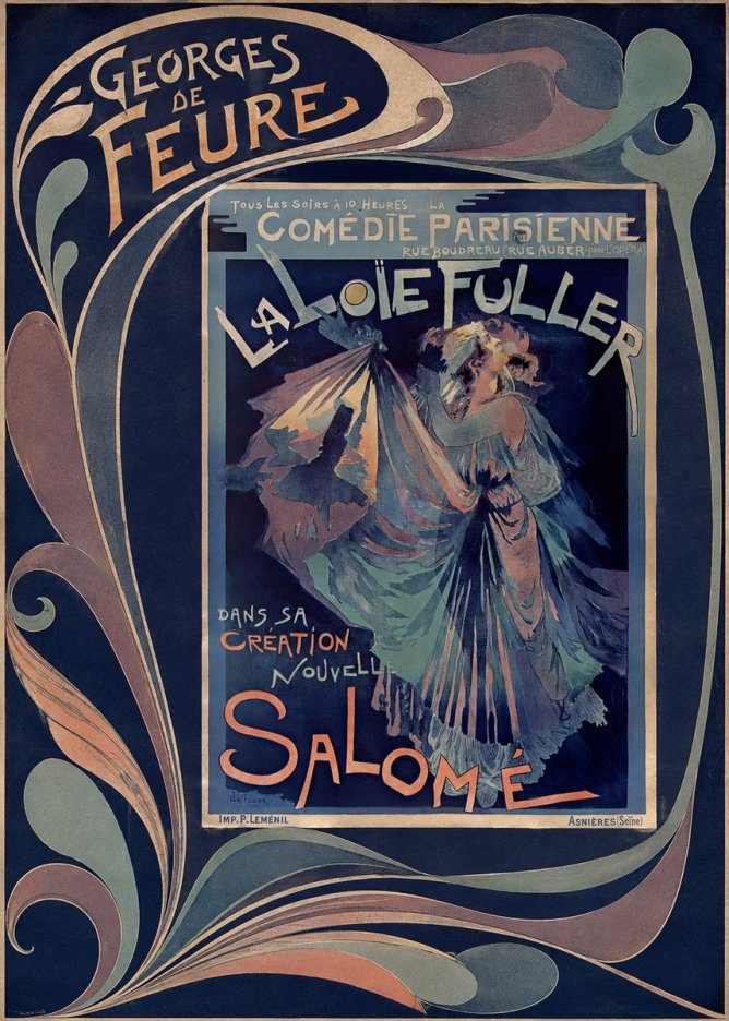 Georges de Feure Salomé II No6 - Affiche