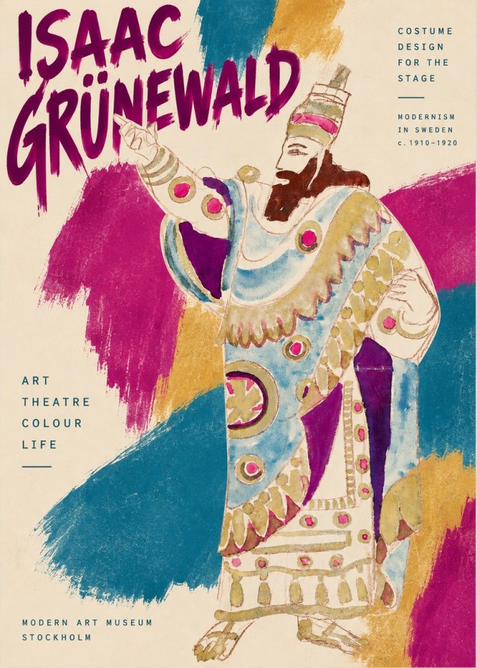 Isaac Grünewald The Theatre Lives No2 - Affiche