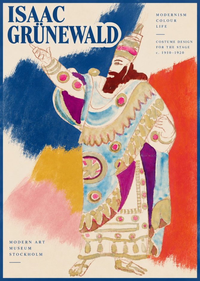Isaac Grünewald The Theatre Lives No4 - Affiche