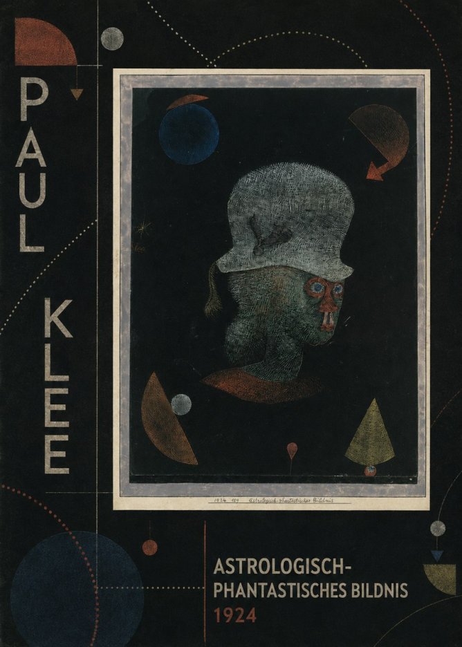 Paul Klee Astrologisch-phantastisches Bildnis No3 - Affiche