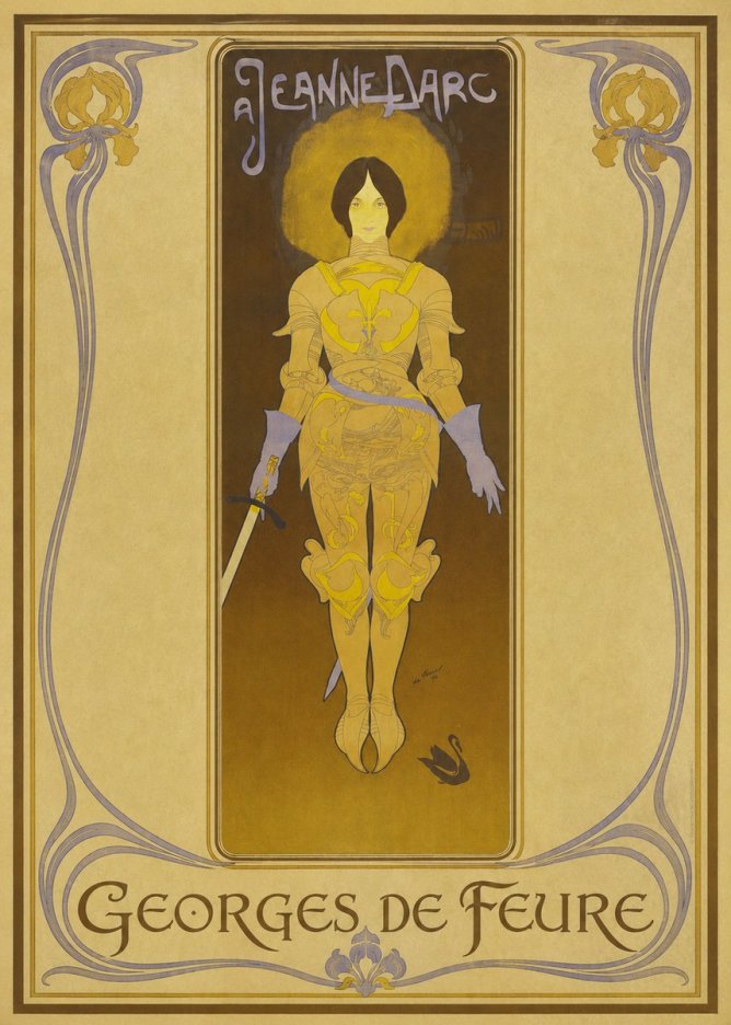 Georges de Feure À Jeanne D'arc No1 - Affiche