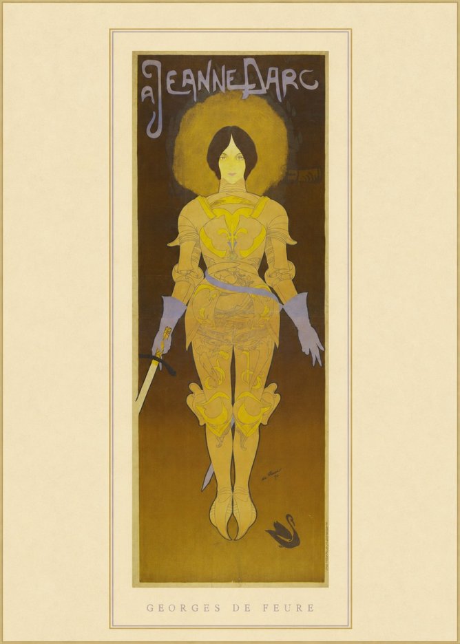 Georges de Feure À Jeanne D'arc No4 - Affiche