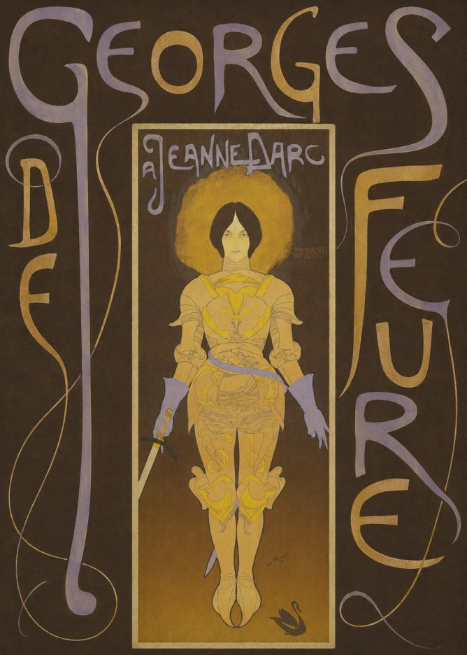 Georges de Feure À Jeanne D'arc No5 - Affiche