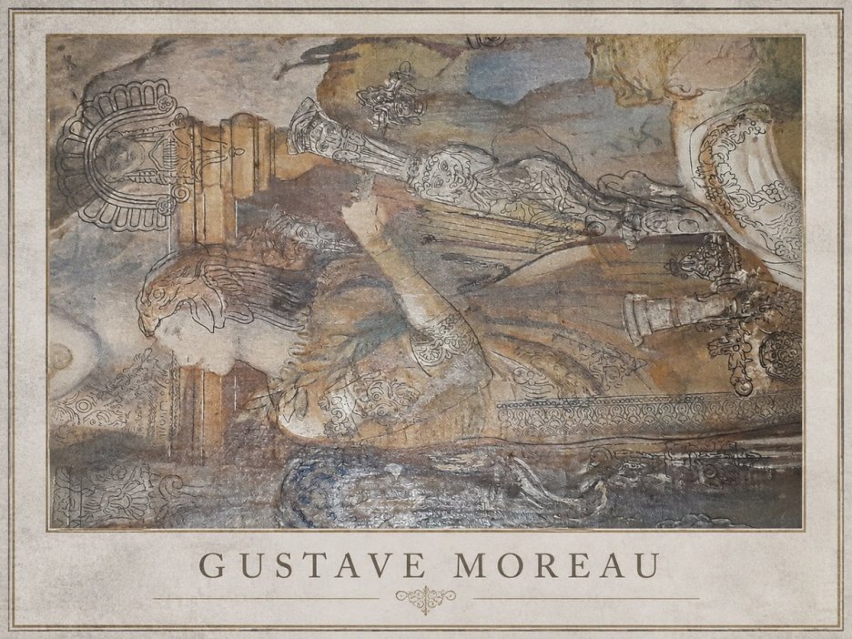 Gustave Moreau Study for the Triumph of Death No1 - Affiche