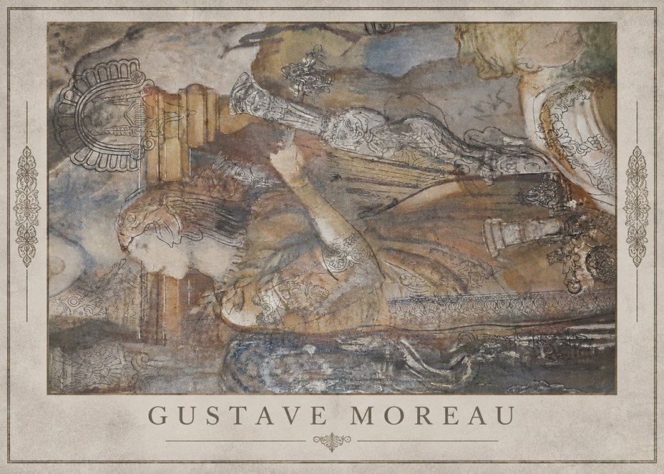 Gustave Moreau Study for the Triumph of Death No3 - Affiche