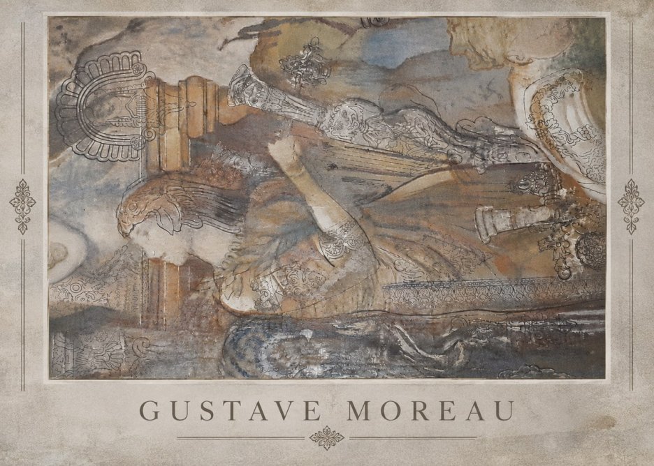 Gustave Moreau Study for the Triumph of Death No5 - Affiche