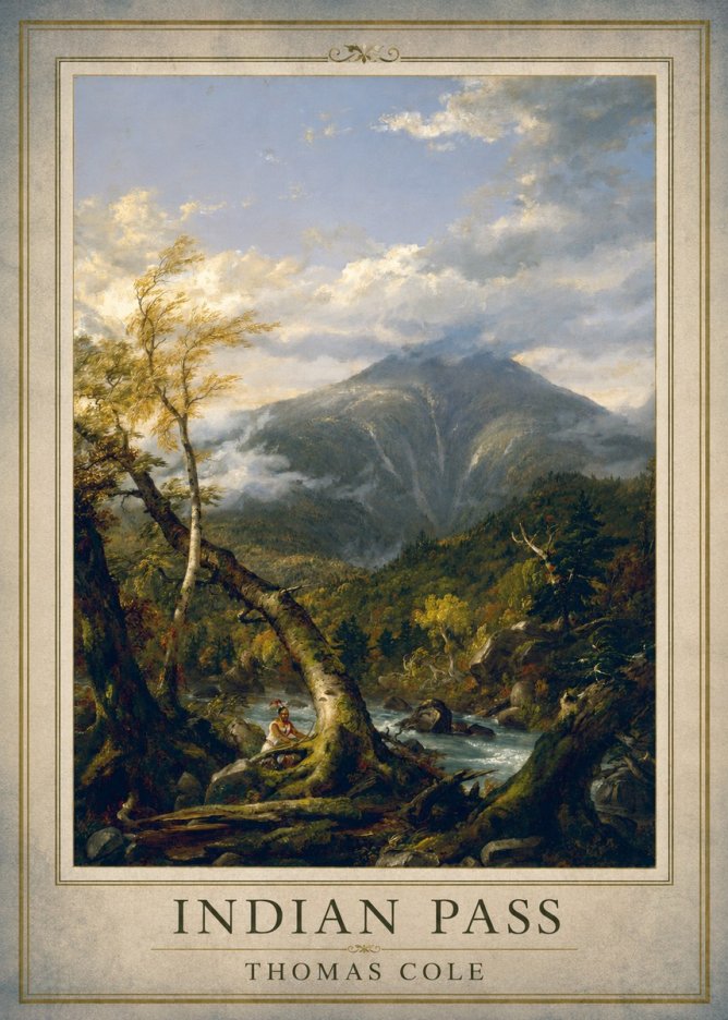 Thomas Cole Indian Pass I No1 - Affiche