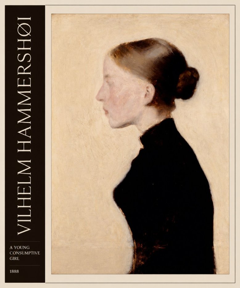 Vilhelm Hammershøi A Young Consumptive Girl No2 - Affiche