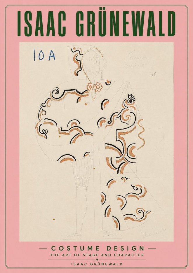 Isaac Grünewald Costume Design VIII No5 - Affiche