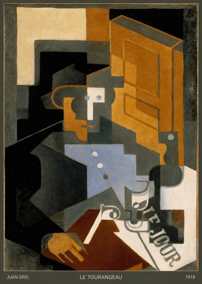 Juan Gris Le Tourangeau No6 - Affiche