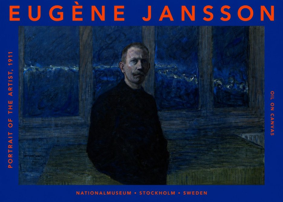 Eugène Jansson Portrait of the Artist, 1911 No2 - Affiche