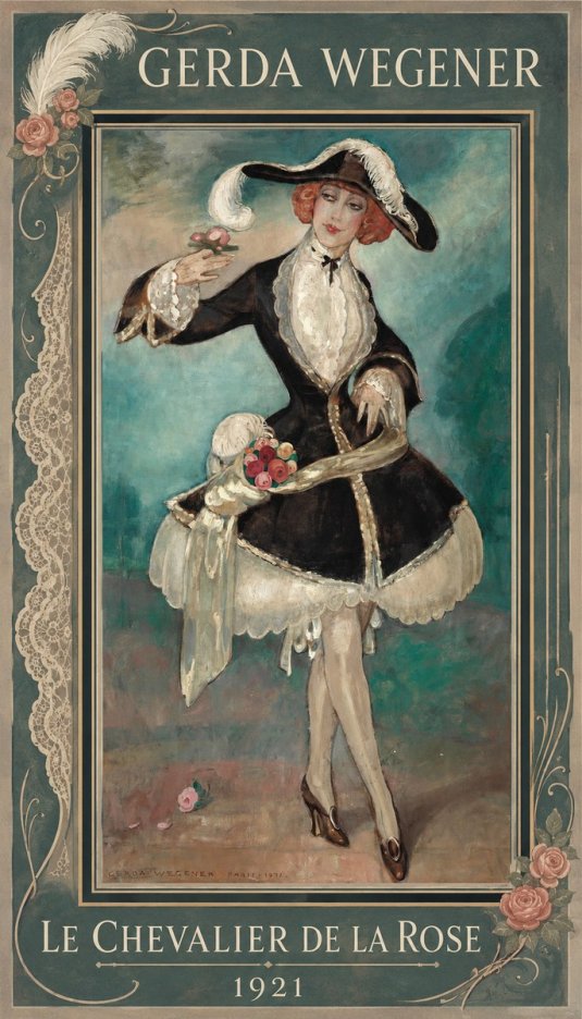 Gerda Wegener Le Chevalier De La Rose No1 - Affiche
