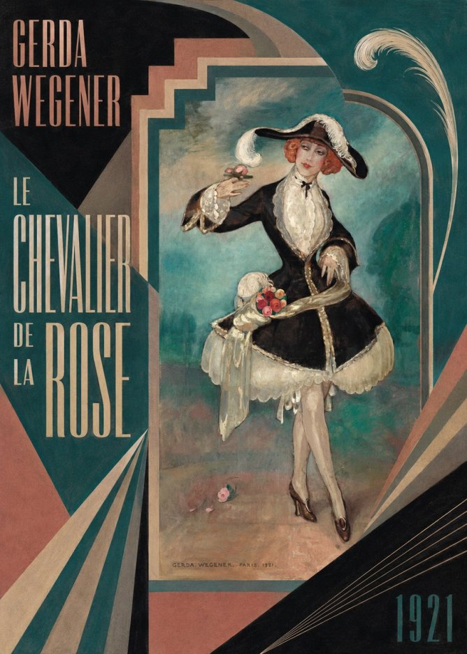 Gerda Wegener Le Chevalier De La Rose No5 - Affiche