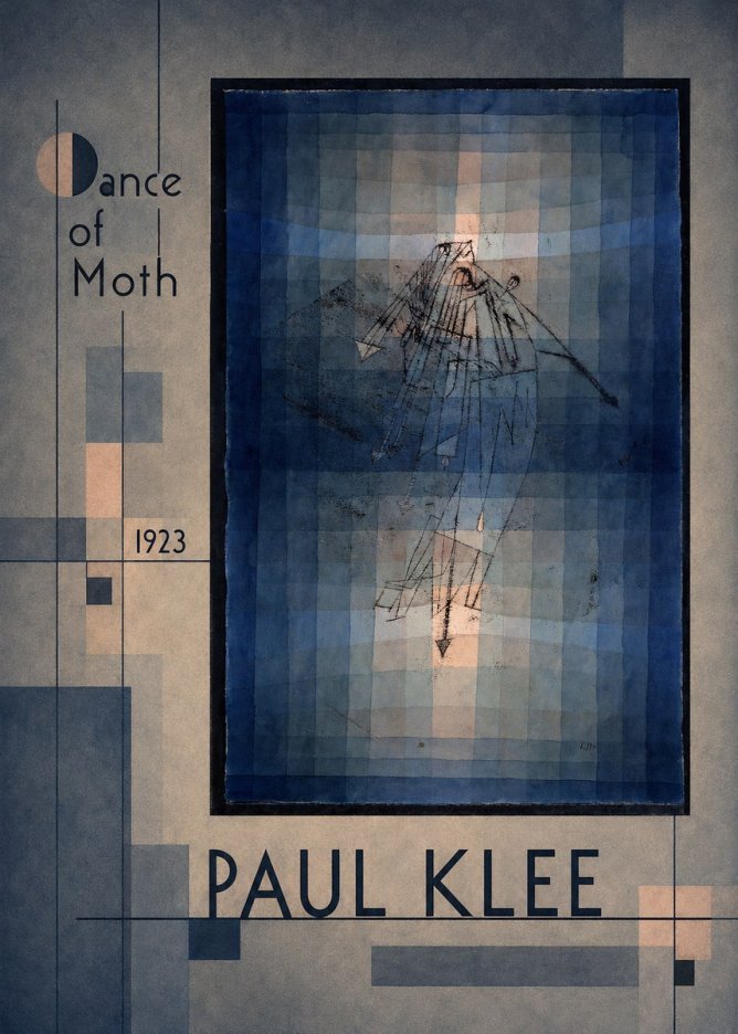 Paul Klee Dance of Moth No2 - Affiche