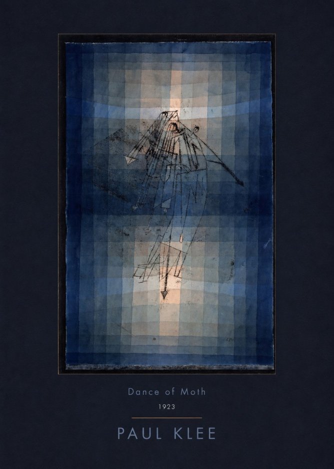 Paul Klee Dance of Moth No5 - Affiche