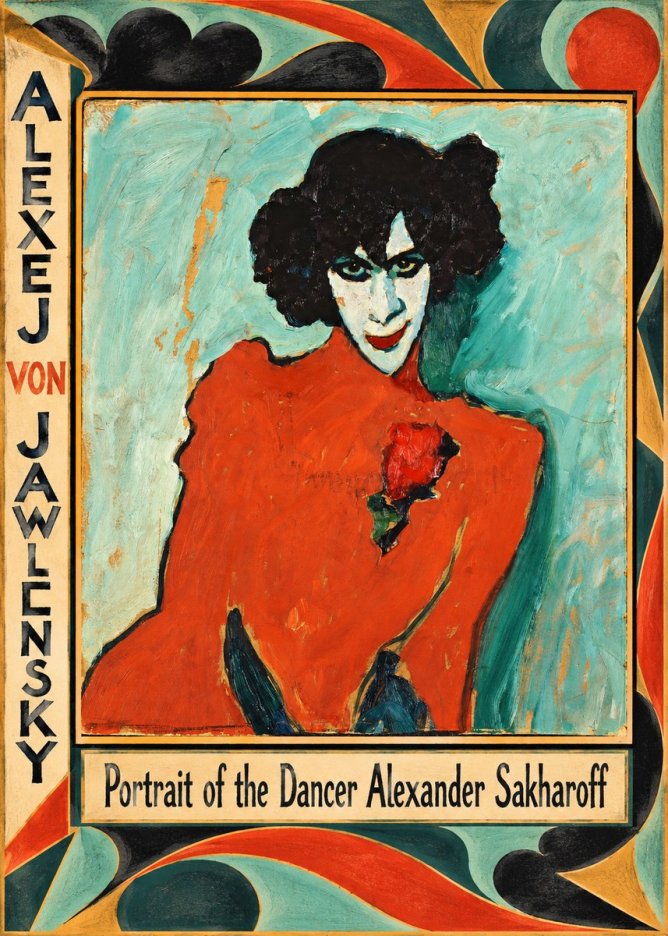 Alexej von Jawlensky Portrait of the Dancer Alexander Sakharoff No6 - Affiche