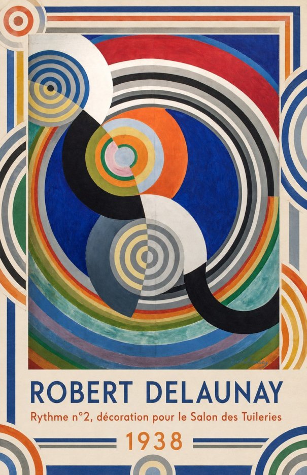 Robert Delaunay Rythme N°2, Décoration Pour Le Salon Des Tuileries No1 - Affiche