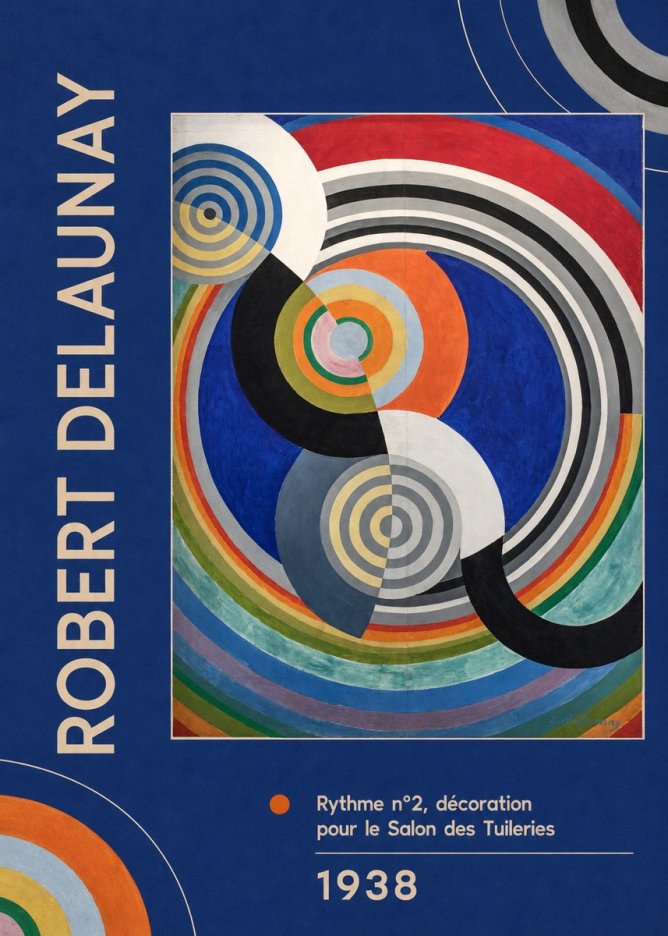 Robert Delaunay Rythme N°2, Décoration Pour Le Salon Des Tuileries No2 - Affiche