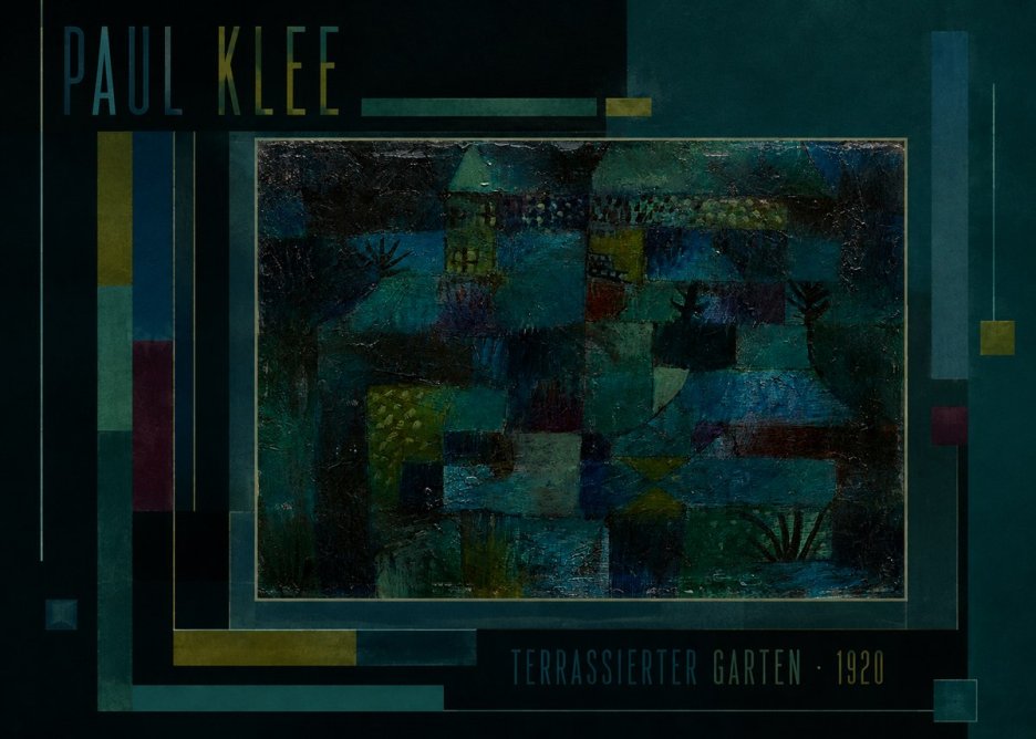 Paul Klee Terrassierter Garten No2 - Affiche