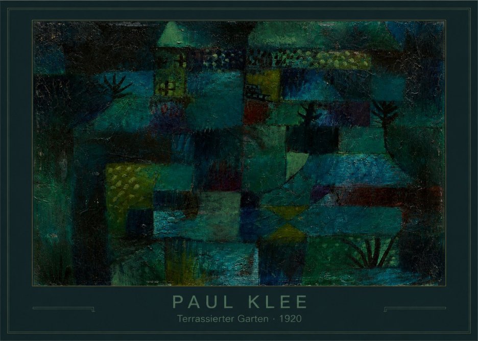 Paul Klee Terrassierter Garten No3 - Affiche