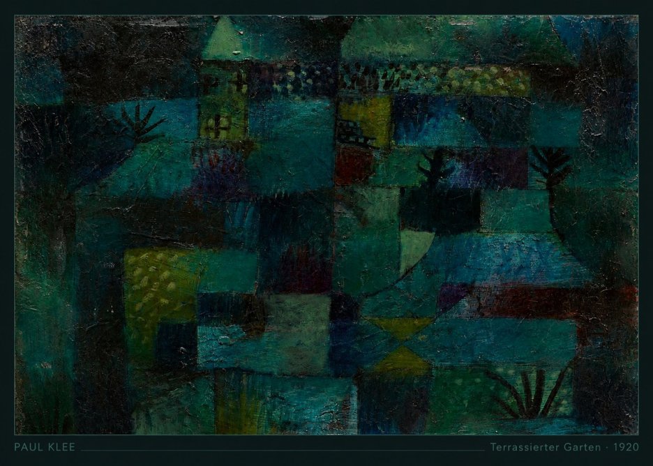 Paul Klee Terrassierter Garten No4 - Affiche