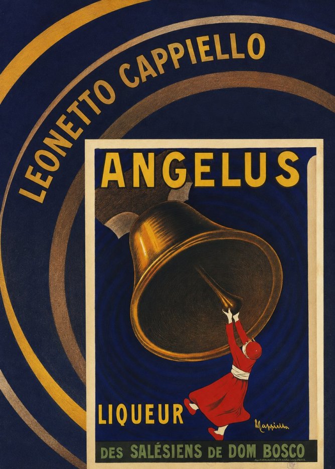 Leonetto Cappiello Angelus No6 - Affiche