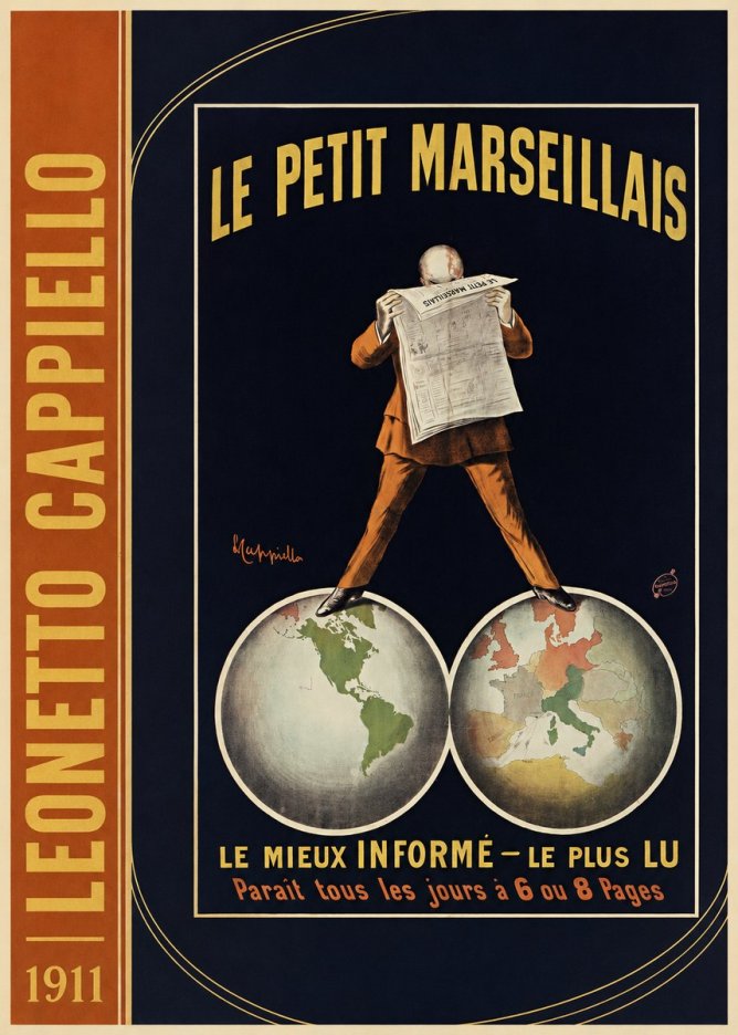 Leonetto Cappiello Le Petit Marseillais No2 - Affiche