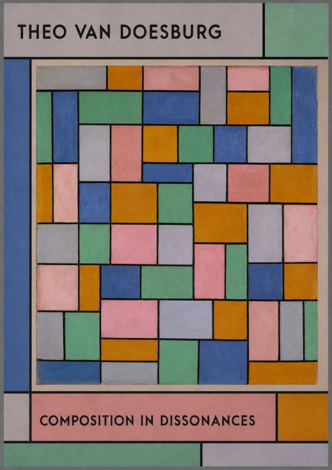 Theo van Doesburg Composition in Dissonances No1 - Affiche