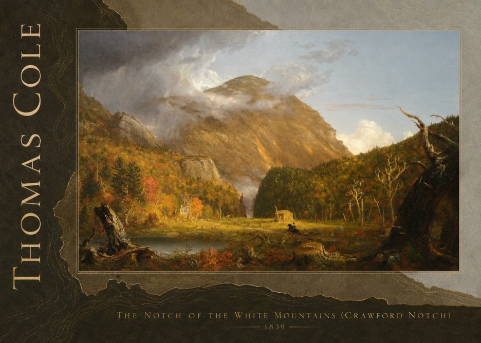 Thomas Cole The Notch of the White Mountains (Crawford Notch) No2 - Affiche