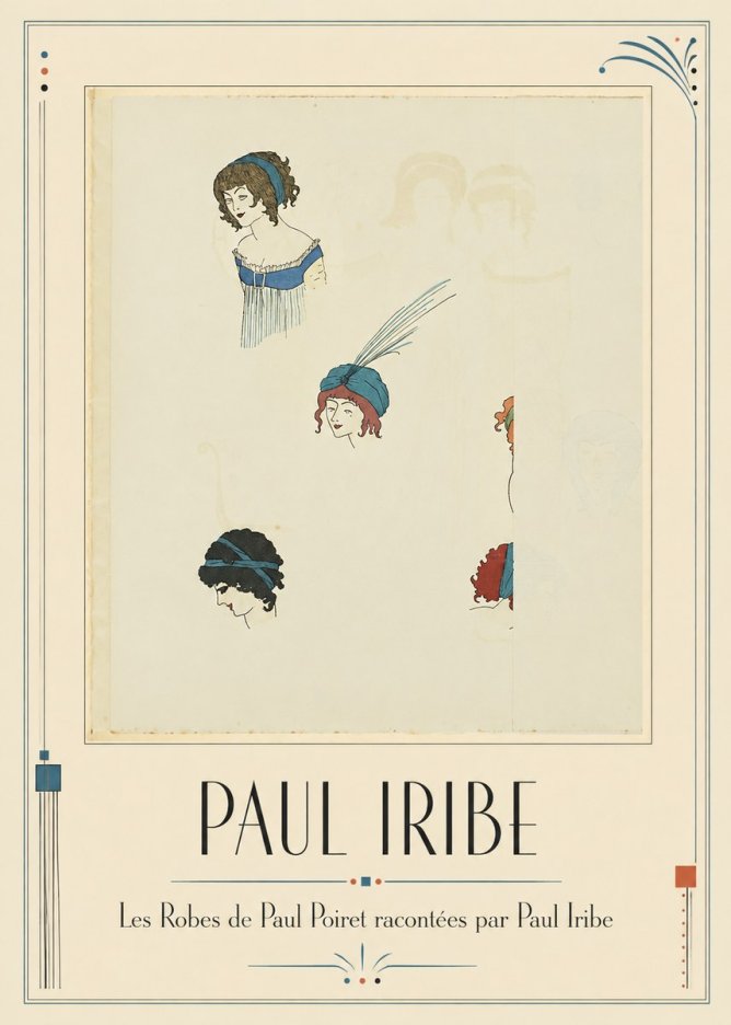 Paul Iribe Les Robes De Paul Poiret Racontées Par Paul Iribe No1 - Affiche