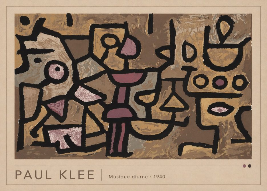 Paul Klee Musique Diurne No2 - Affiche