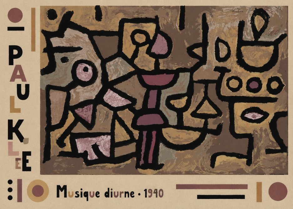 Paul Klee Musique Diurne No3 - Affiche