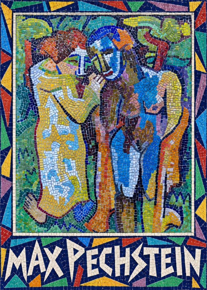 Max Pechstein Couple in Mosaic No1 - Affiche
