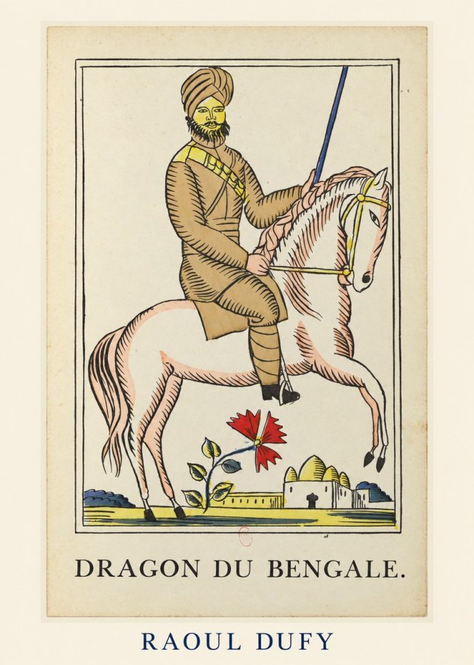 Raoul Dufy Dragon Du Bengale No3 - Affiche